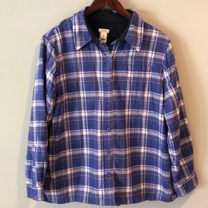 L. L. Bean Fleece Lined Flannel